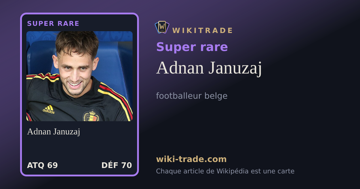 Adnan Januzaj — carte Super rare