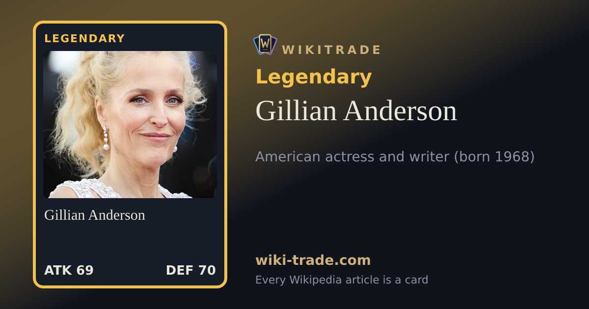Gillian Anderson — Legendary card
