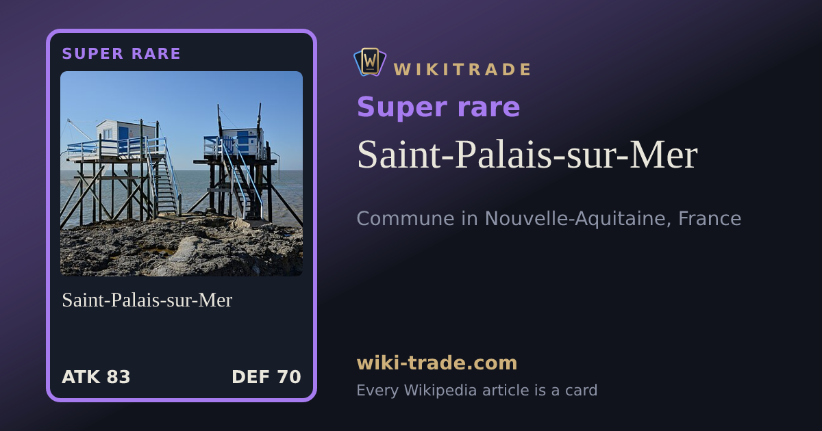 Saint-Palais-sur-Mer — Super rare card