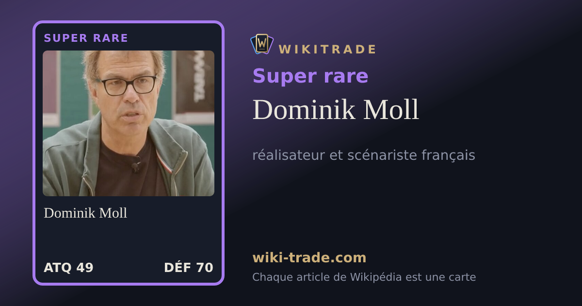 Dominik Moll — carte Super rare