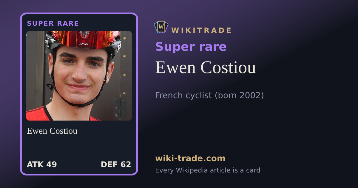 Ewen Costiou — Super rare card