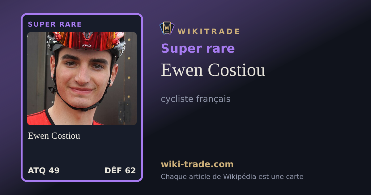 Ewen Costiou — carte Super rare