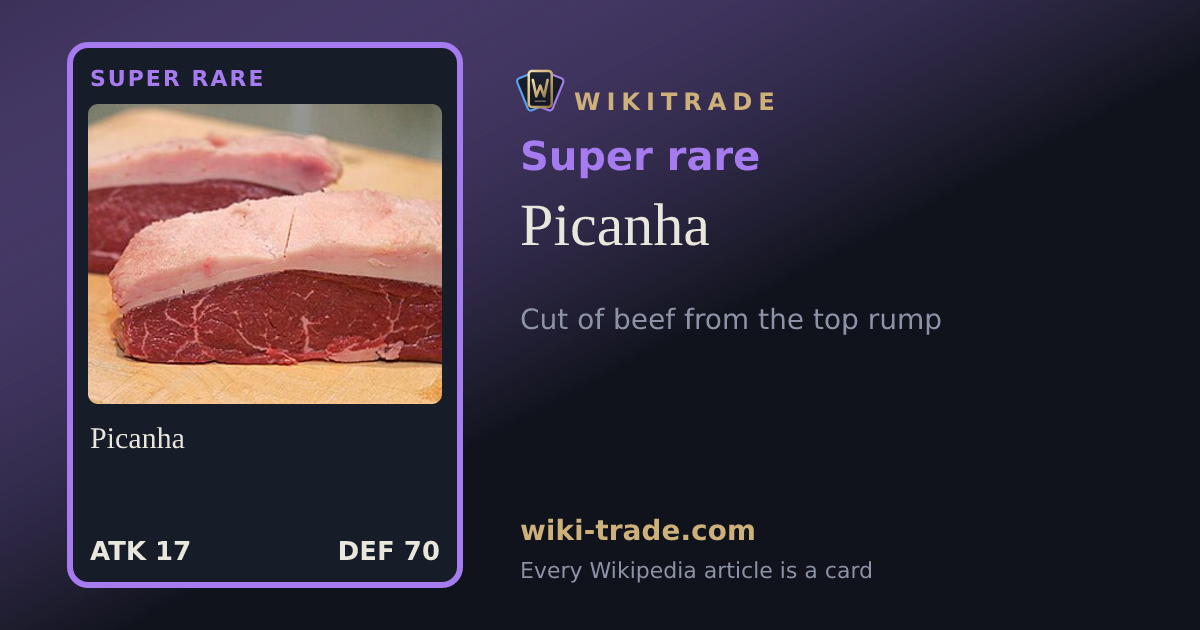 Picanha — Super rare card