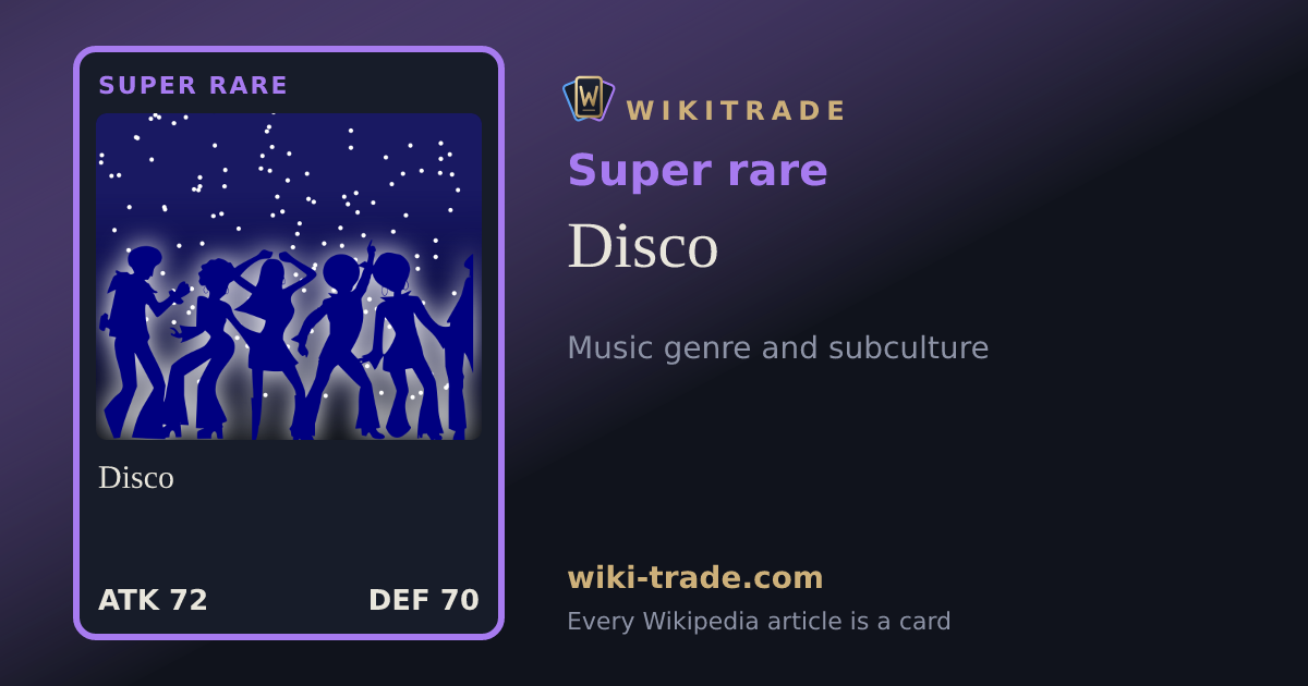 Disco — Super rare card