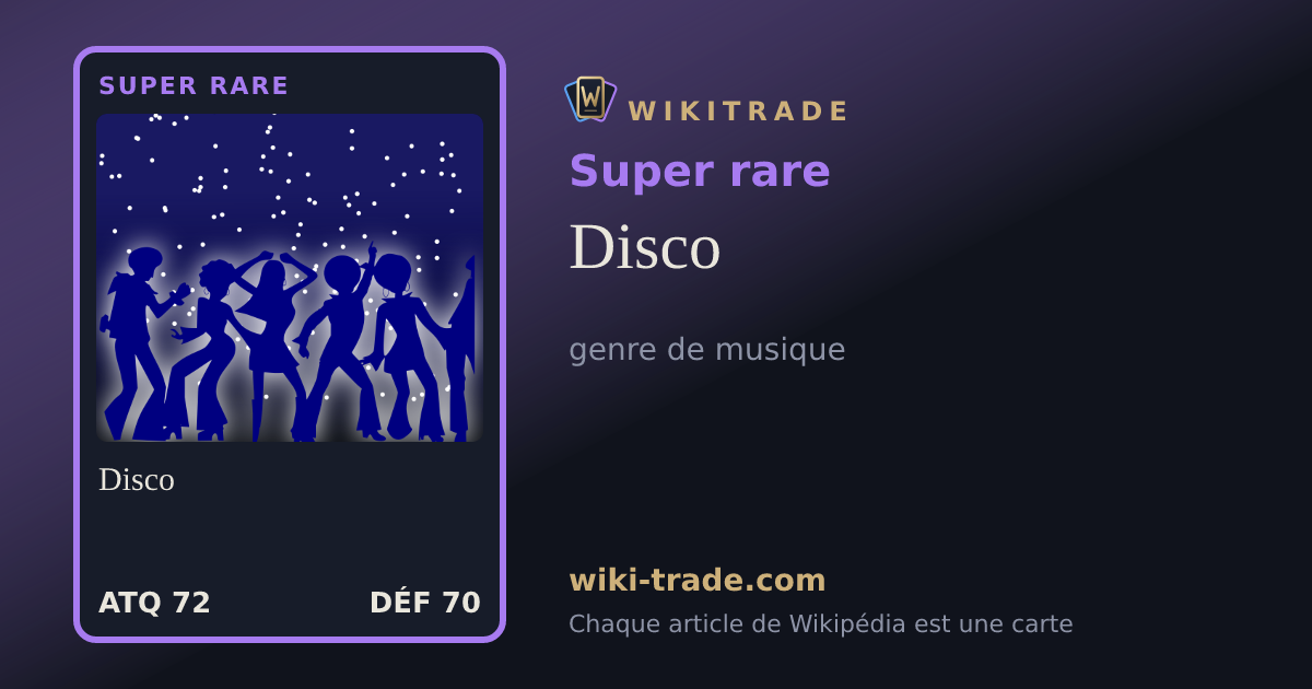 Disco — carte Super rare