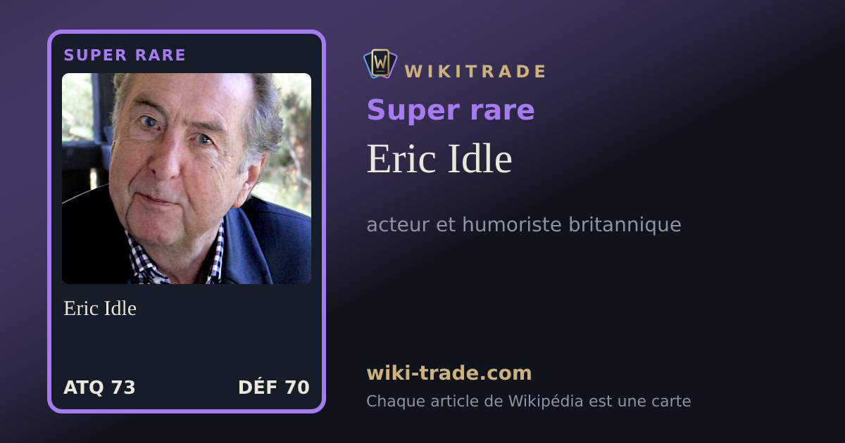 Eric Idle — carte Super rare
