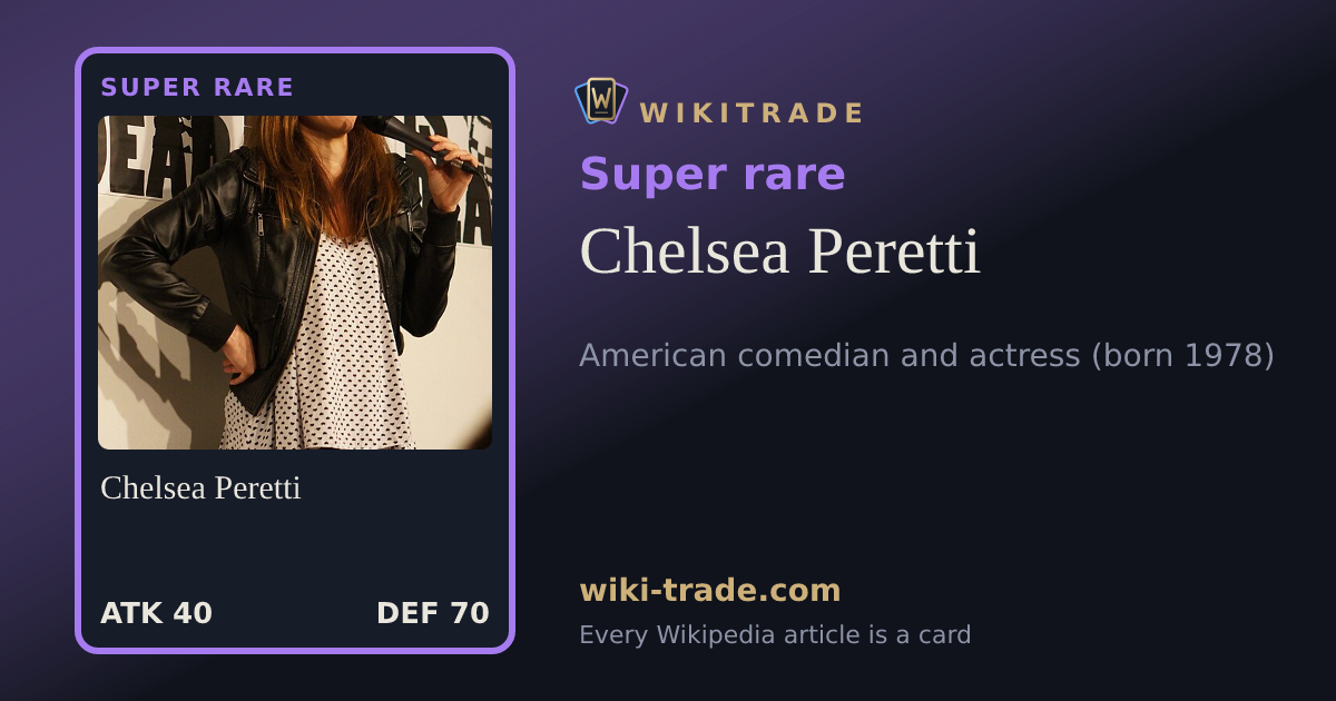Chelsea Peretti — Super rare card