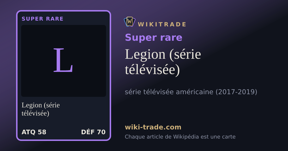 Legion (série télévisée) — carte Super rare