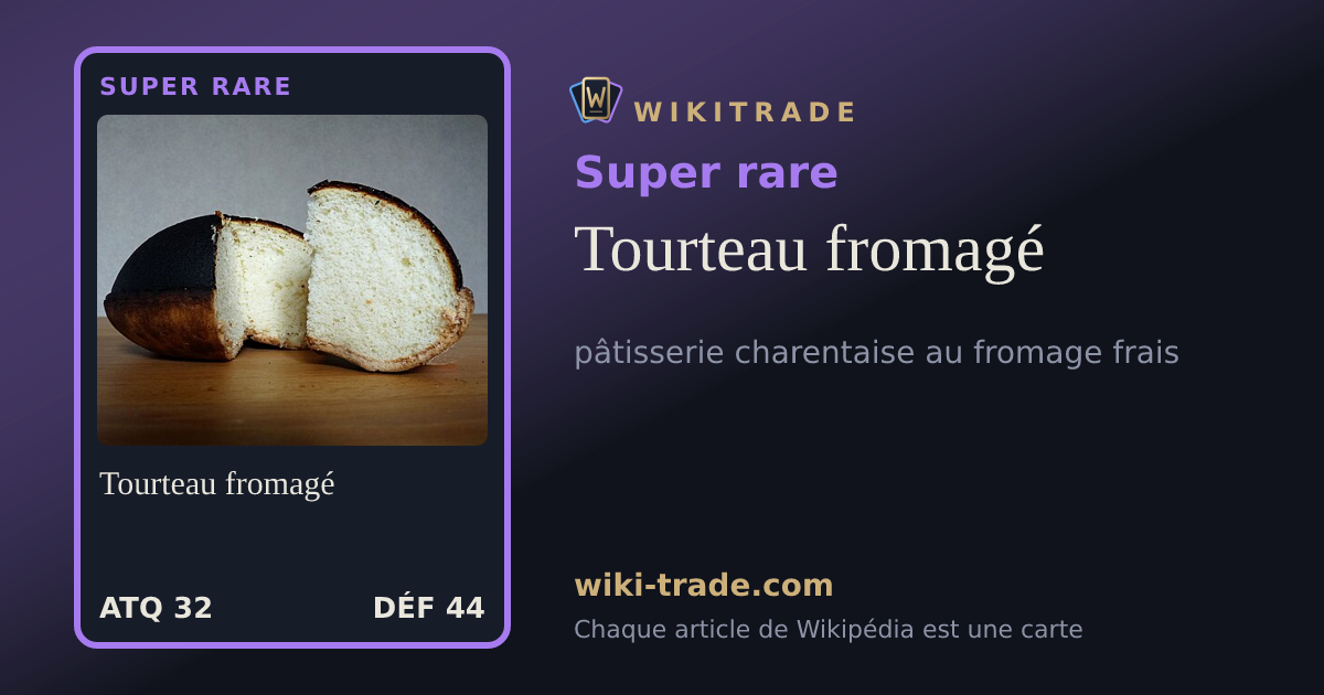 Tourteau fromagé — carte Super rare