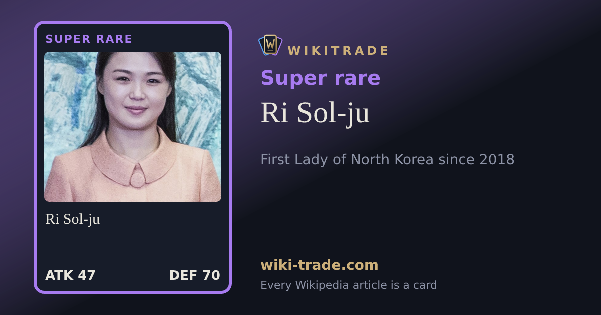 Ri Sol-ju — Super rare card