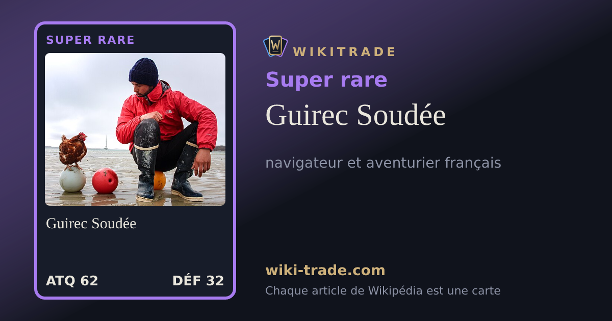 Guirec Soudée — carte Super rare