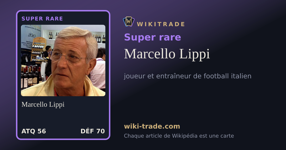 Marcello Lippi — carte Super rare