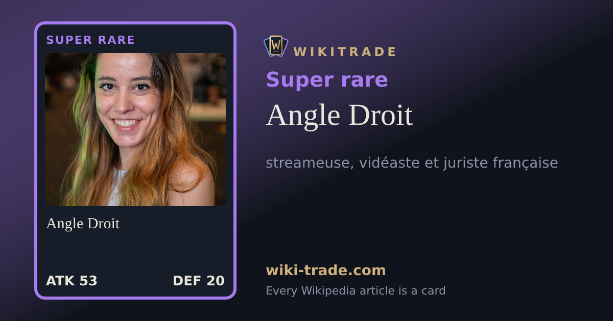 Angle Droit — Super rare card