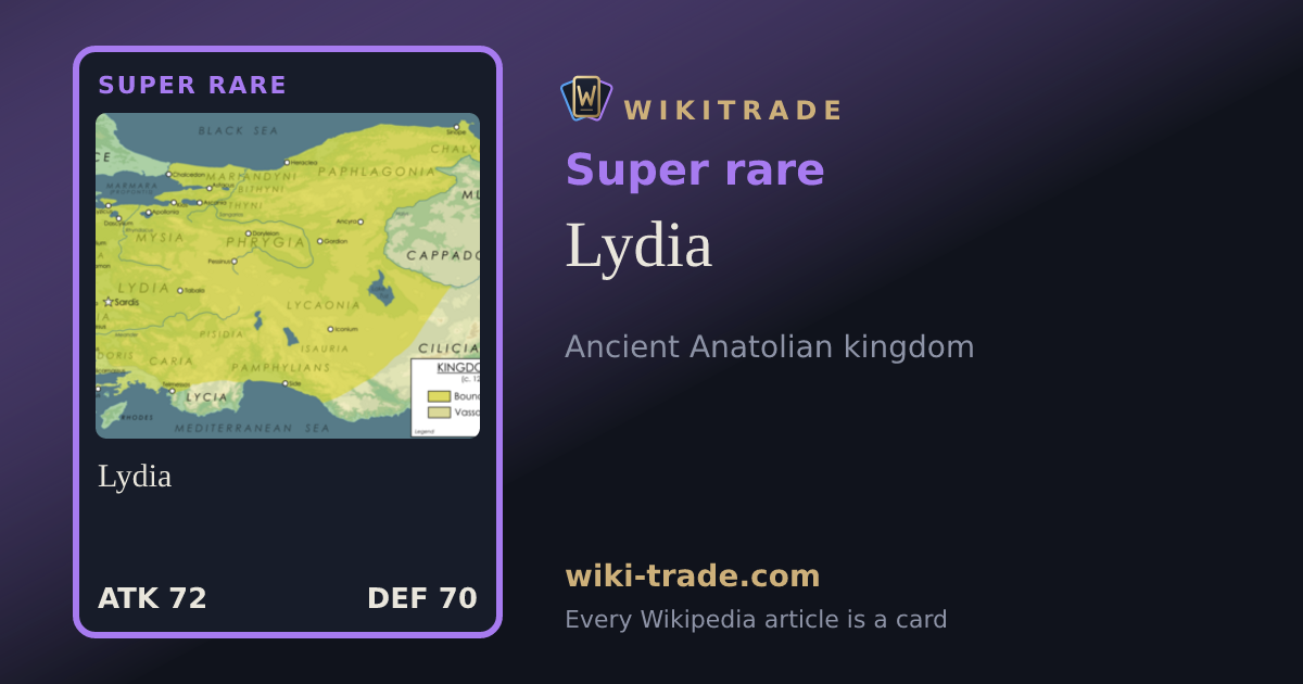 Lydia — Super rare card