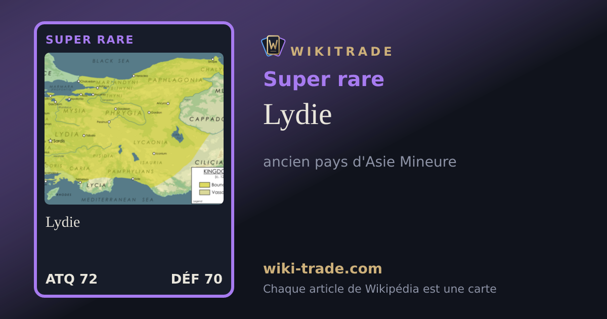 Lydie — carte Super rare