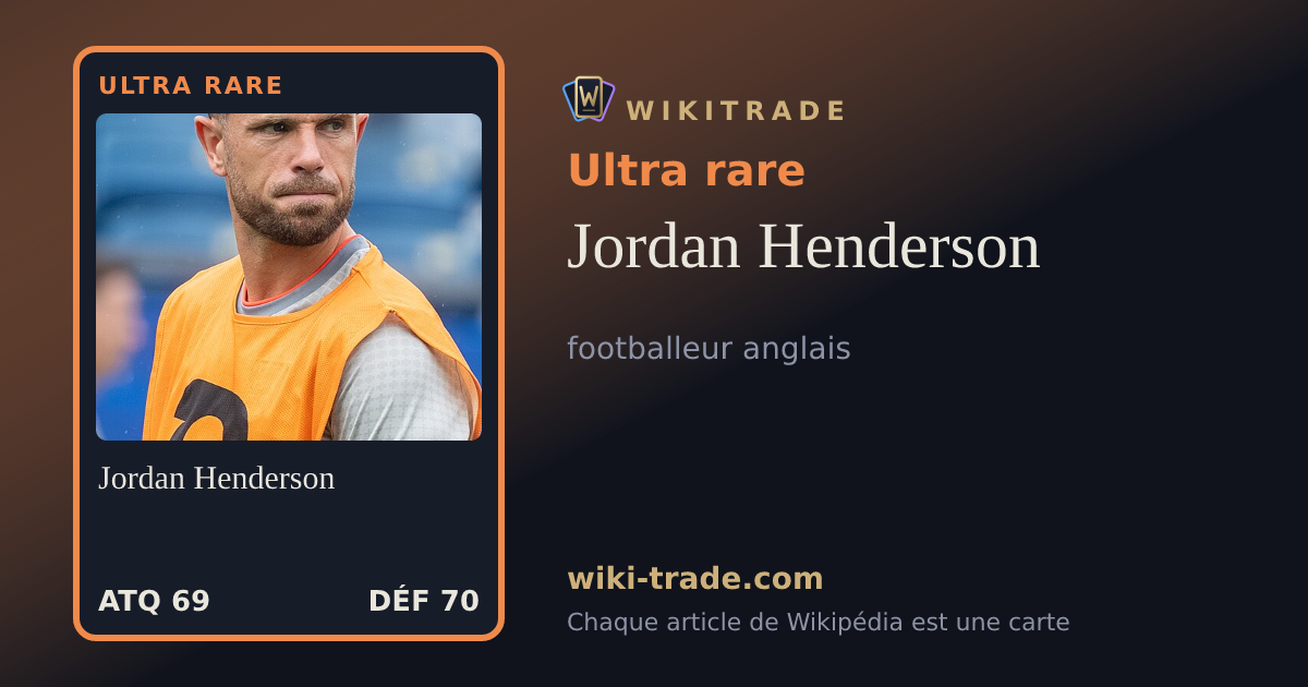 Jordan Henderson — carte Ultra rare