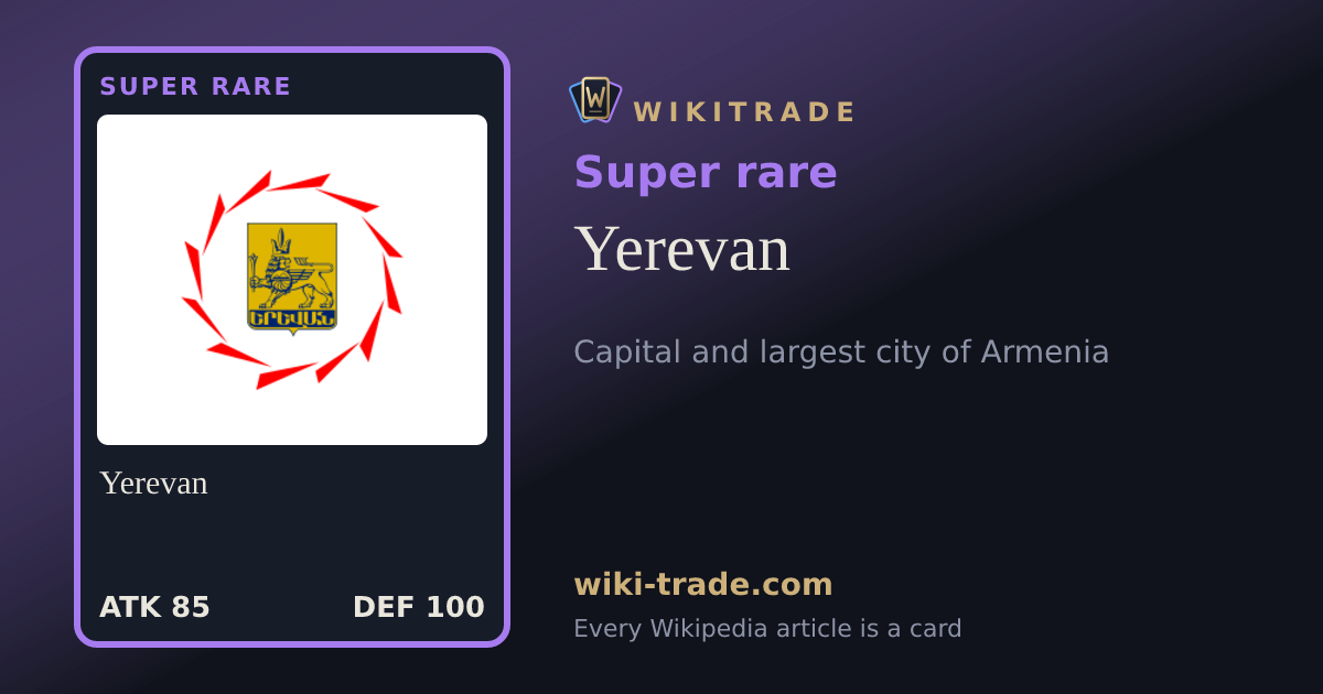 Yerevan — Super rare card