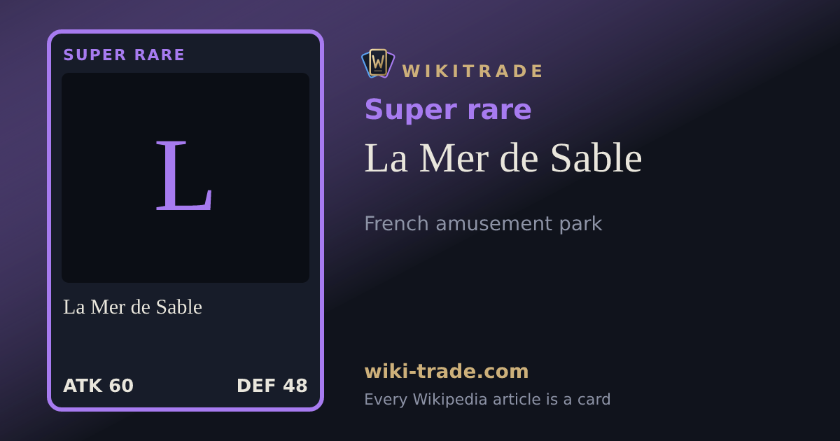 La Mer de Sable — Super rare card