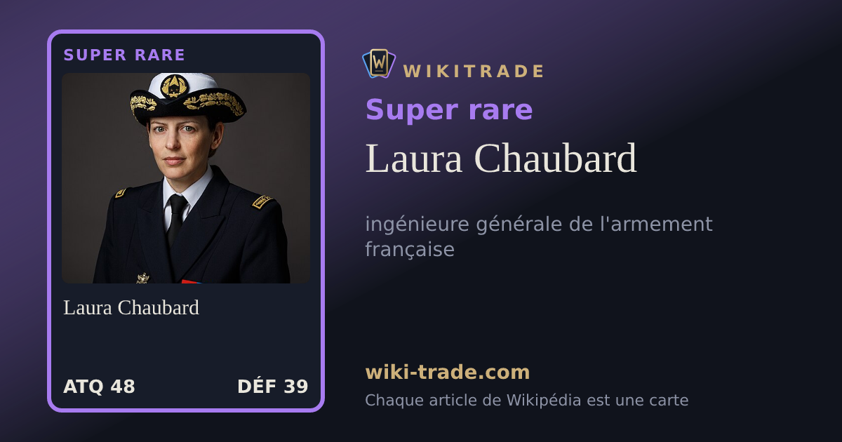 Laura Chaubard — carte Super rare