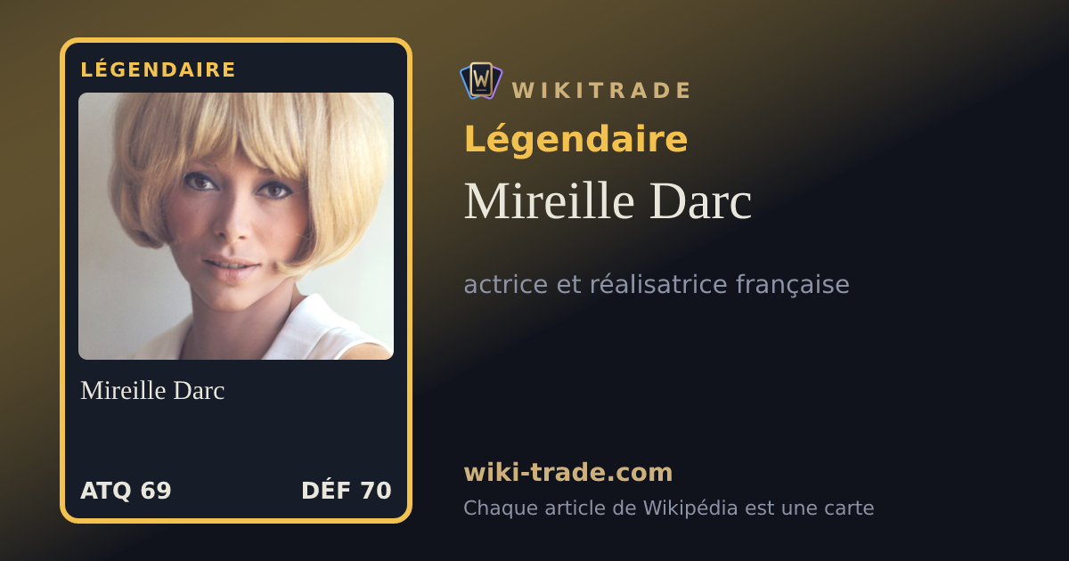 Mireille Darc — carte Légendaire
