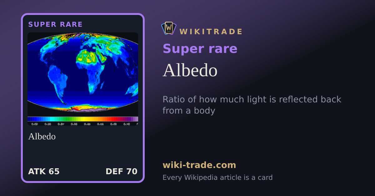 Albedo — Super rare card