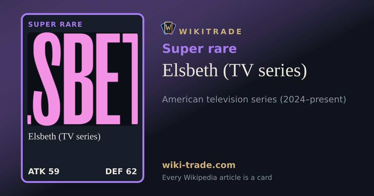 Elsbeth (TV series) — Super rare card