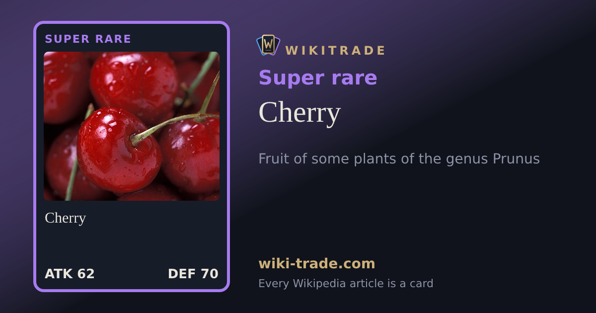Cherry — Super rare card