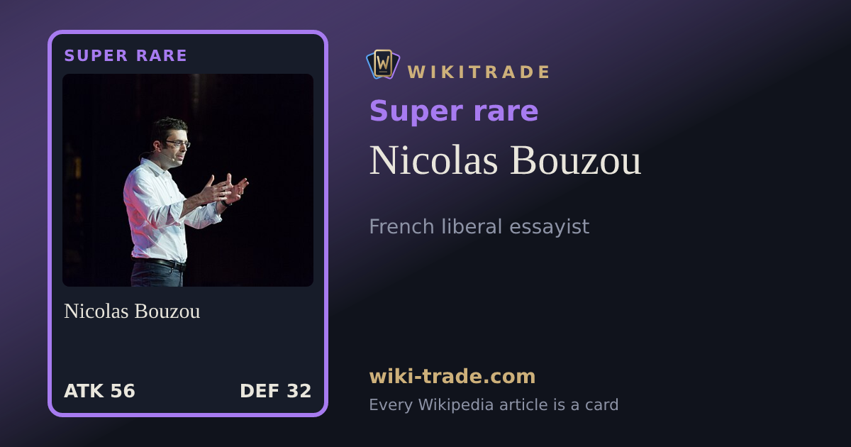 Nicolas Bouzou — Super rare card