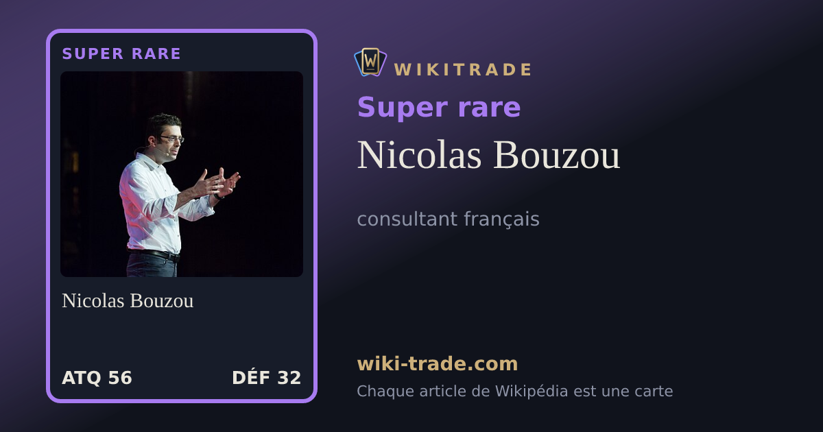 Nicolas Bouzou — carte Super rare