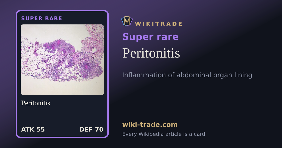 Peritonitis — Super rare card