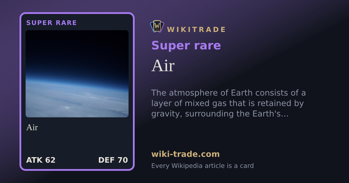 Air — Super rare card
