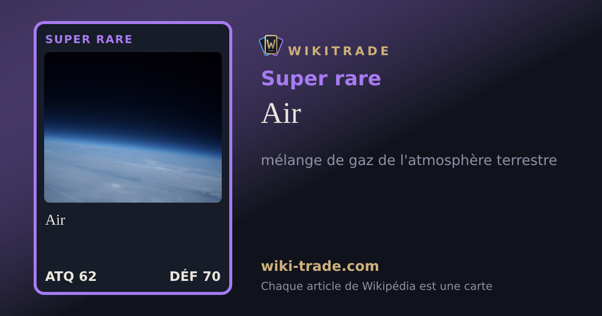 Air — carte Super rare
