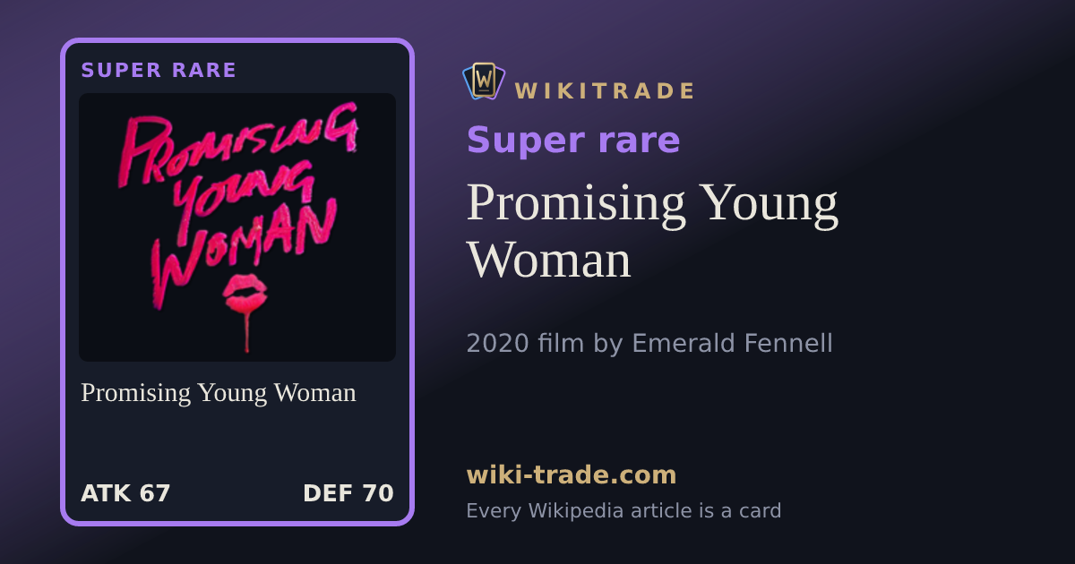 Promising Young Woman — Super rare card