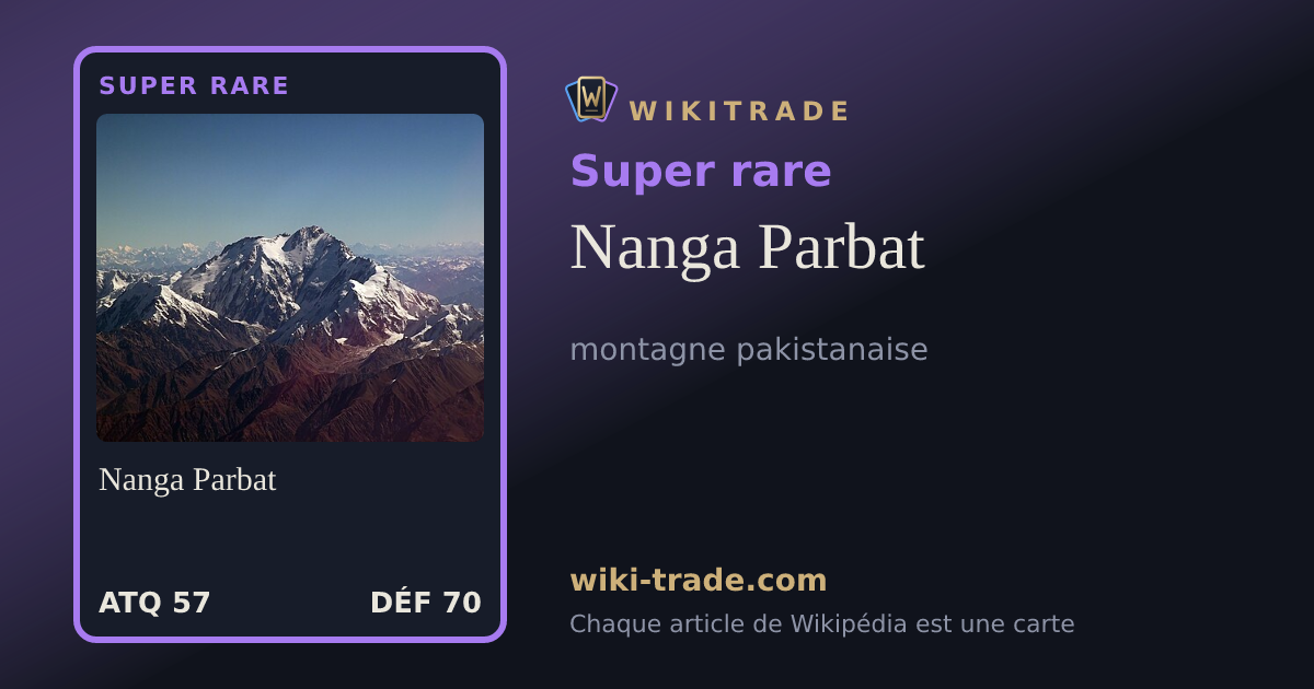 Nanga Parbat — carte Super rare
