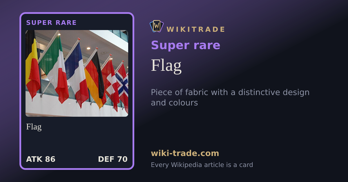 Flag — Super rare card