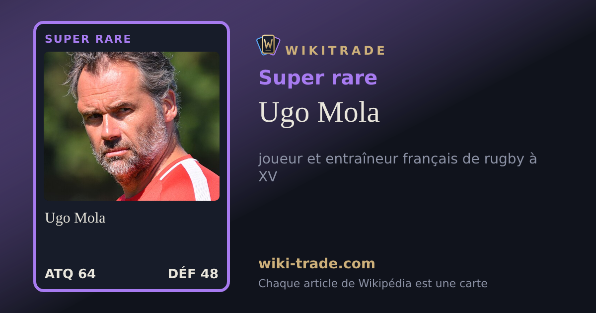 Ugo Mola — carte Super rare