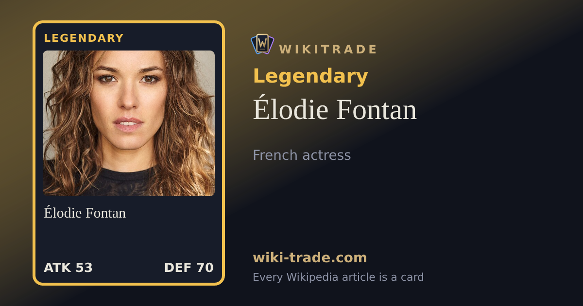 Élodie Fontan — Legendary card