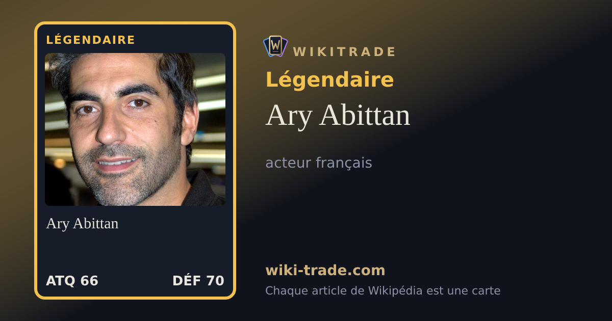 Ary Abittan — carte Légendaire