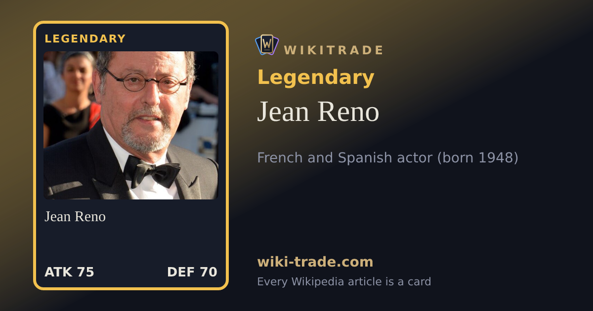 Jean Reno — Legendary card