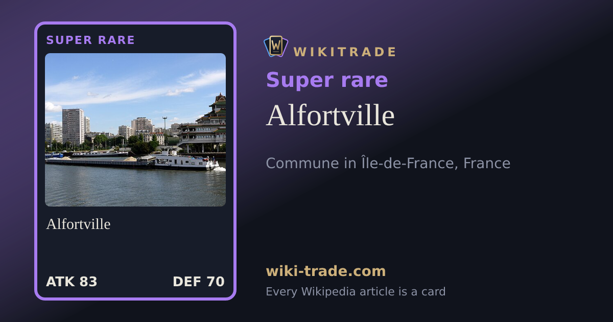 Alfortville — Super rare card