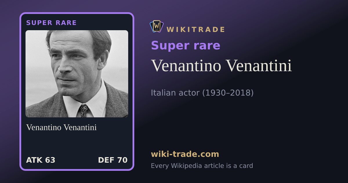 Venantino Venantini — Super rare card
