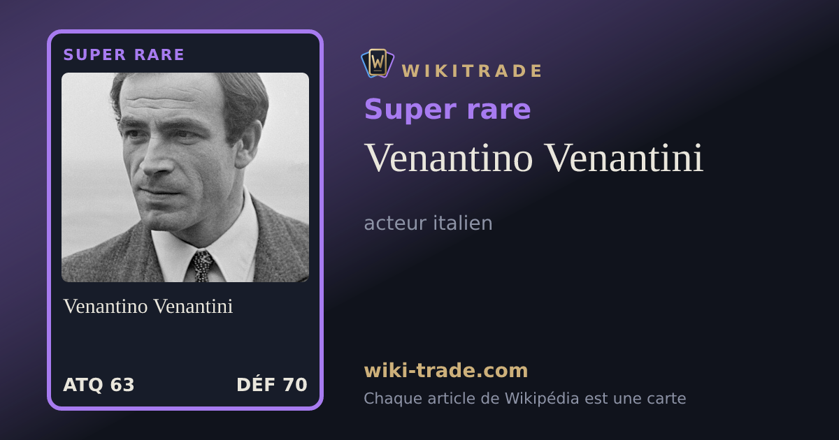 Venantino Venantini — carte Super rare