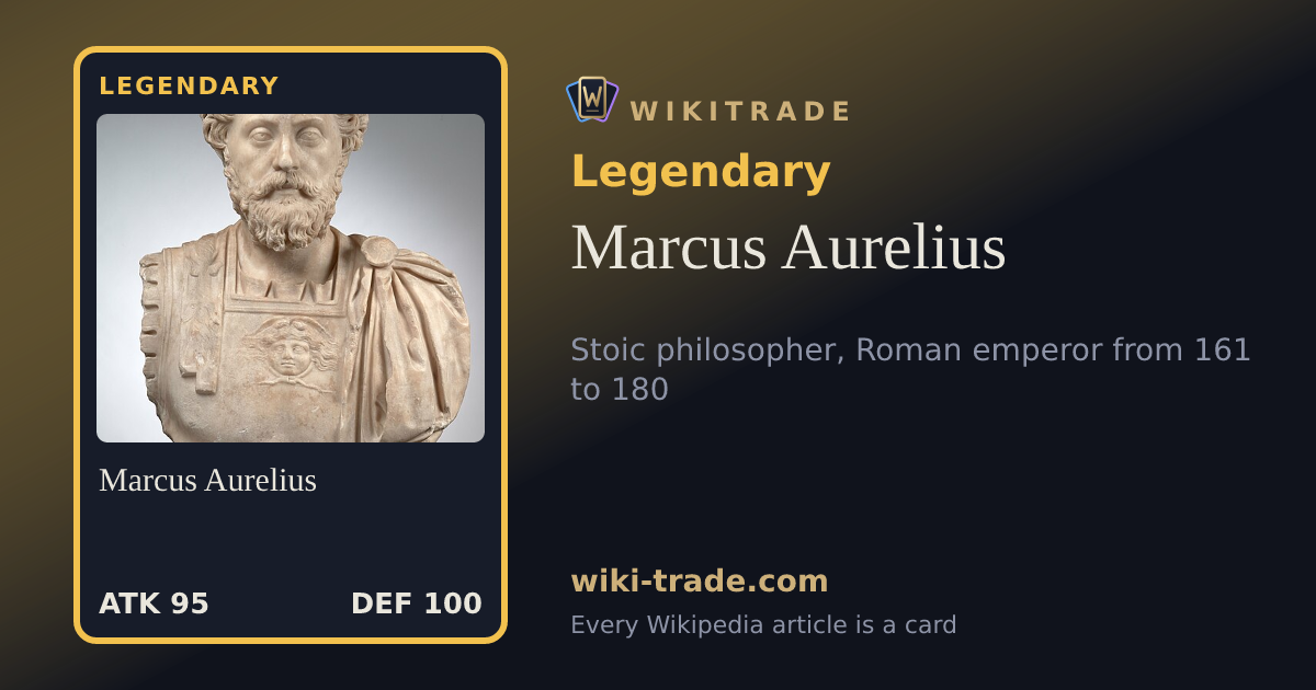 Marcus Aurelius — Legendary card