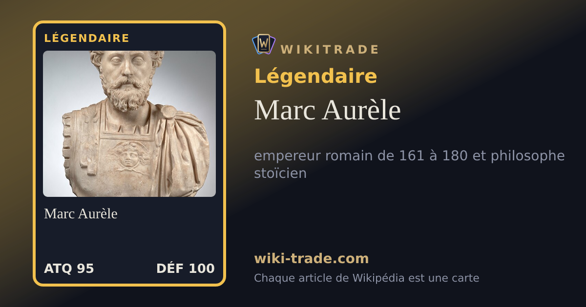 Marc Aurèle — carte Légendaire