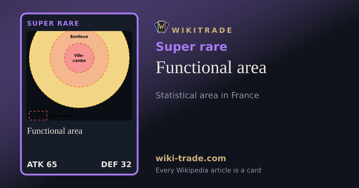 Functional area — Super rare card