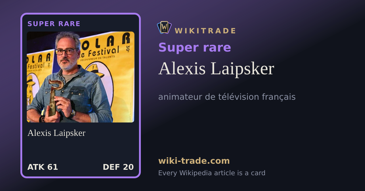 Alexis Laipsker — Super rare card