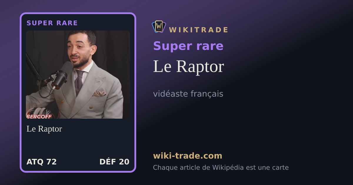 Le Raptor — carte Super rare