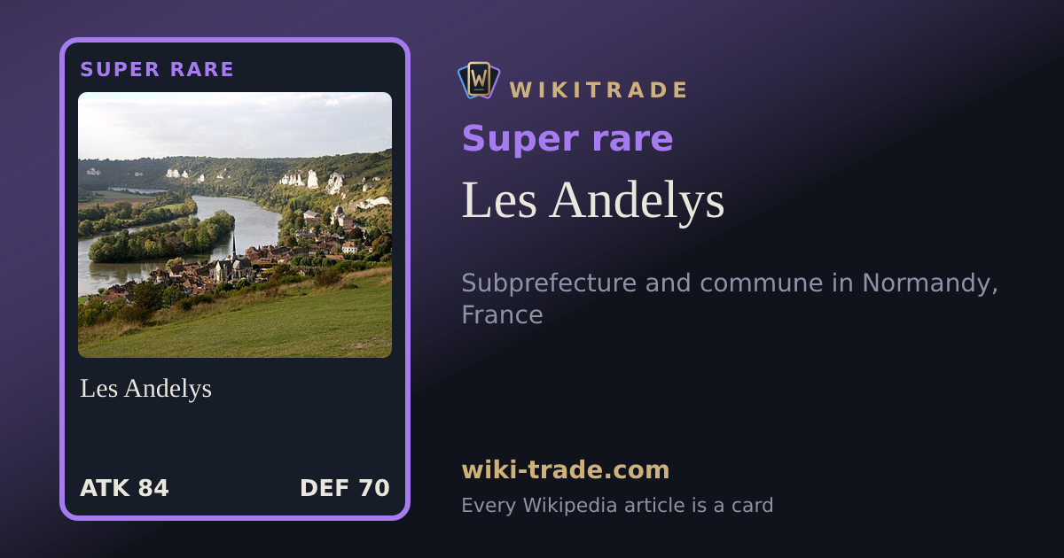 Les Andelys — Super rare card