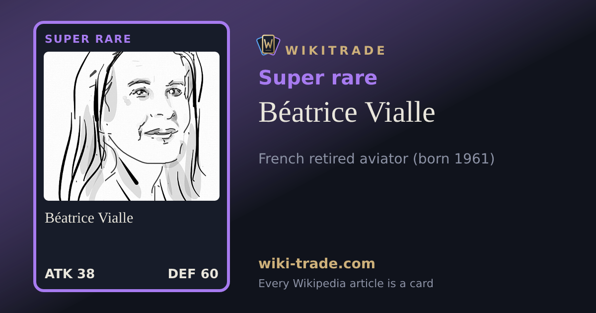 Béatrice Vialle — Super rare card