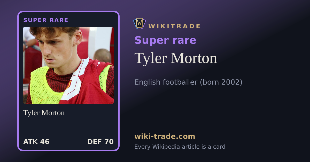 Tyler Morton — Super rare card